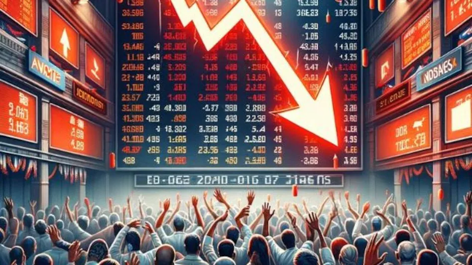 மிகப்பெரிய சரிவைப் பதிவு செய்த சென்செக்ஸ்