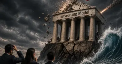 வெளிப்பணி ஒப்படைப்பின் மீதான அதீத சார்பு: முற்றுகைக்கு உள்ளான ஒரு மாதிரி