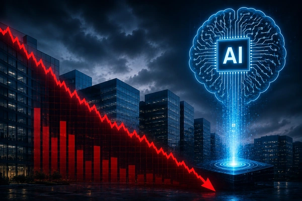 AI தாக்கத்தினால் 45% சந்தை மதிப்பை இழந்த இந்திய ஐ.டி நிறுவனங்கள்