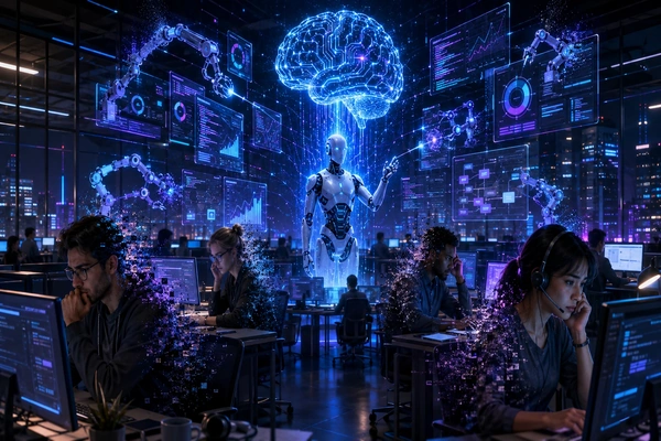 AI ஆதிக்கம் காரணமாக 35,000 தொழில்நுட்பப் பணியிடங்கள் ரத்தாக வாய்ப்பு
